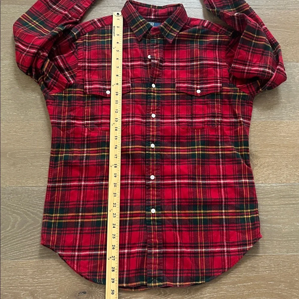 POLO Ralph Lauren Plaid Flannel Button Down size medium